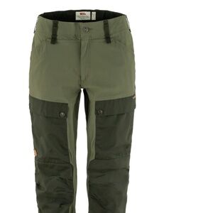 Fjallraven Women's Keb Trousers - Green - Size EU 36, US 27 - 28 Regular Length